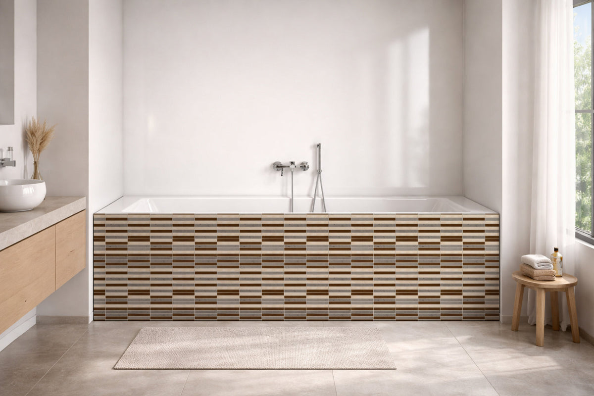 Badewannenverkleidung Fliesenoptik
