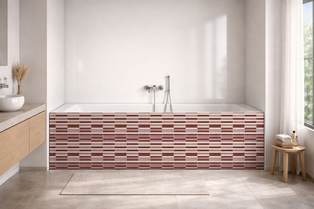 Badewannenverkleidung Fliesenoptik