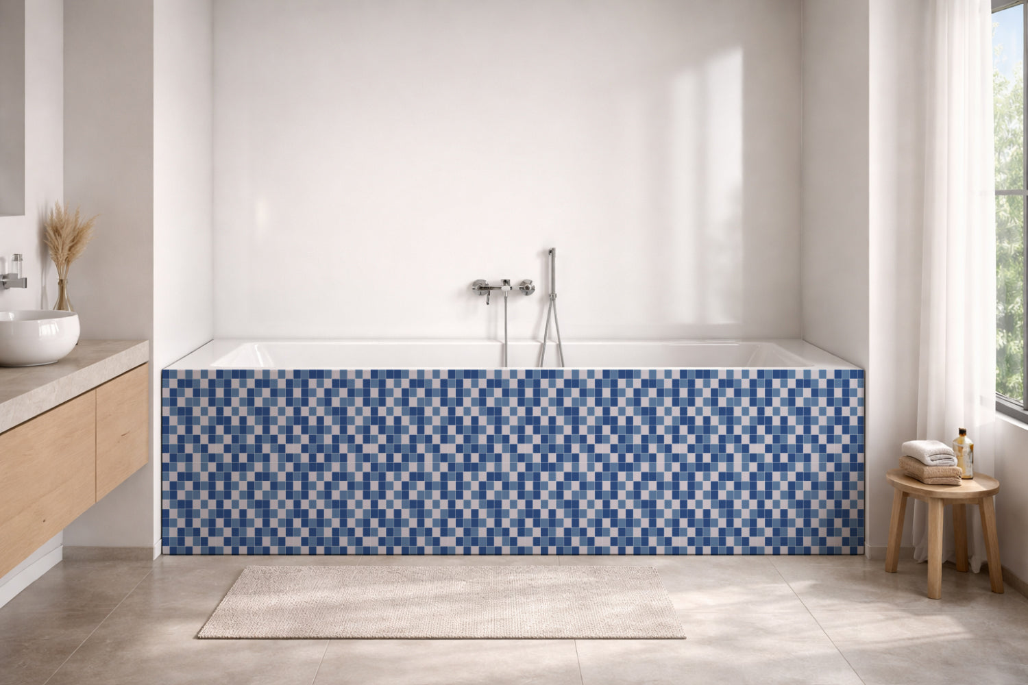 Badewannenverkleidung Fliesenoptik