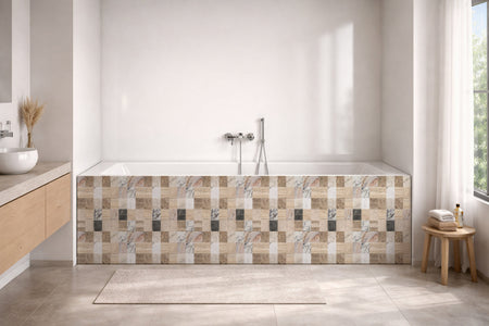Badewannenverkleidung Fliesenoptik