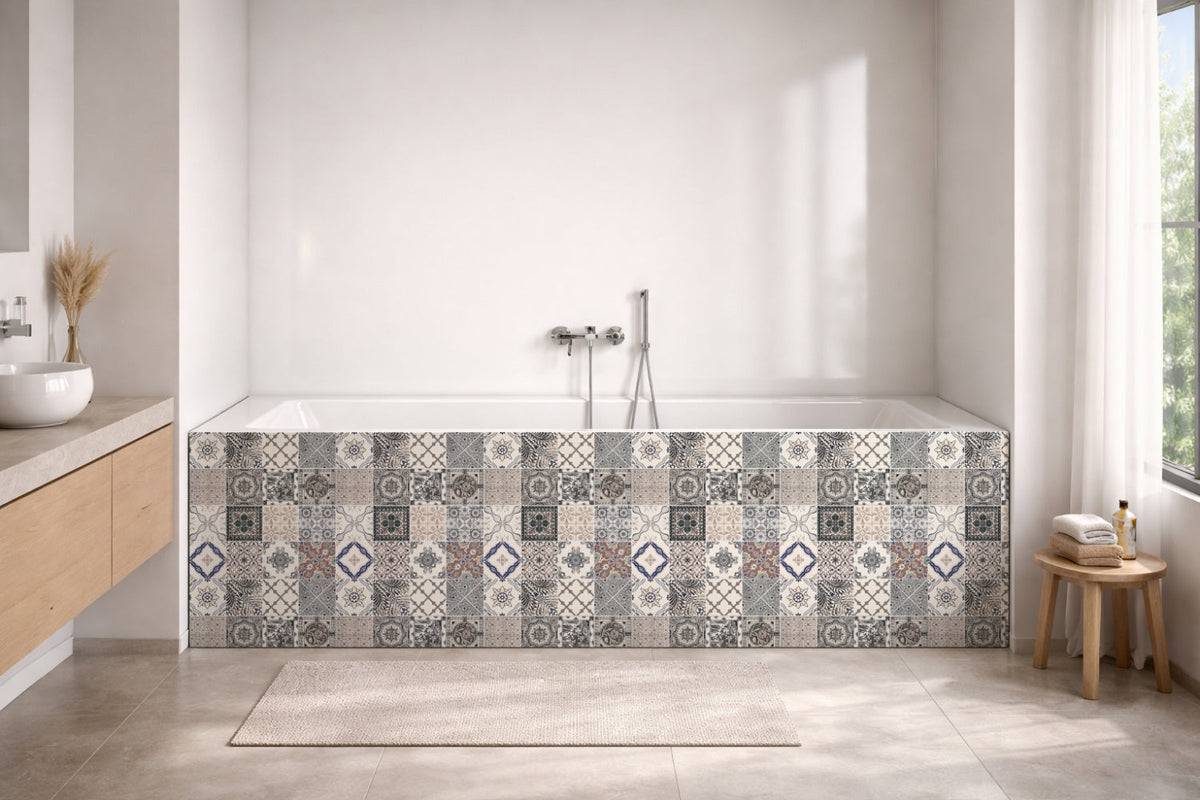 Badewannenverkleidung Patchwork
