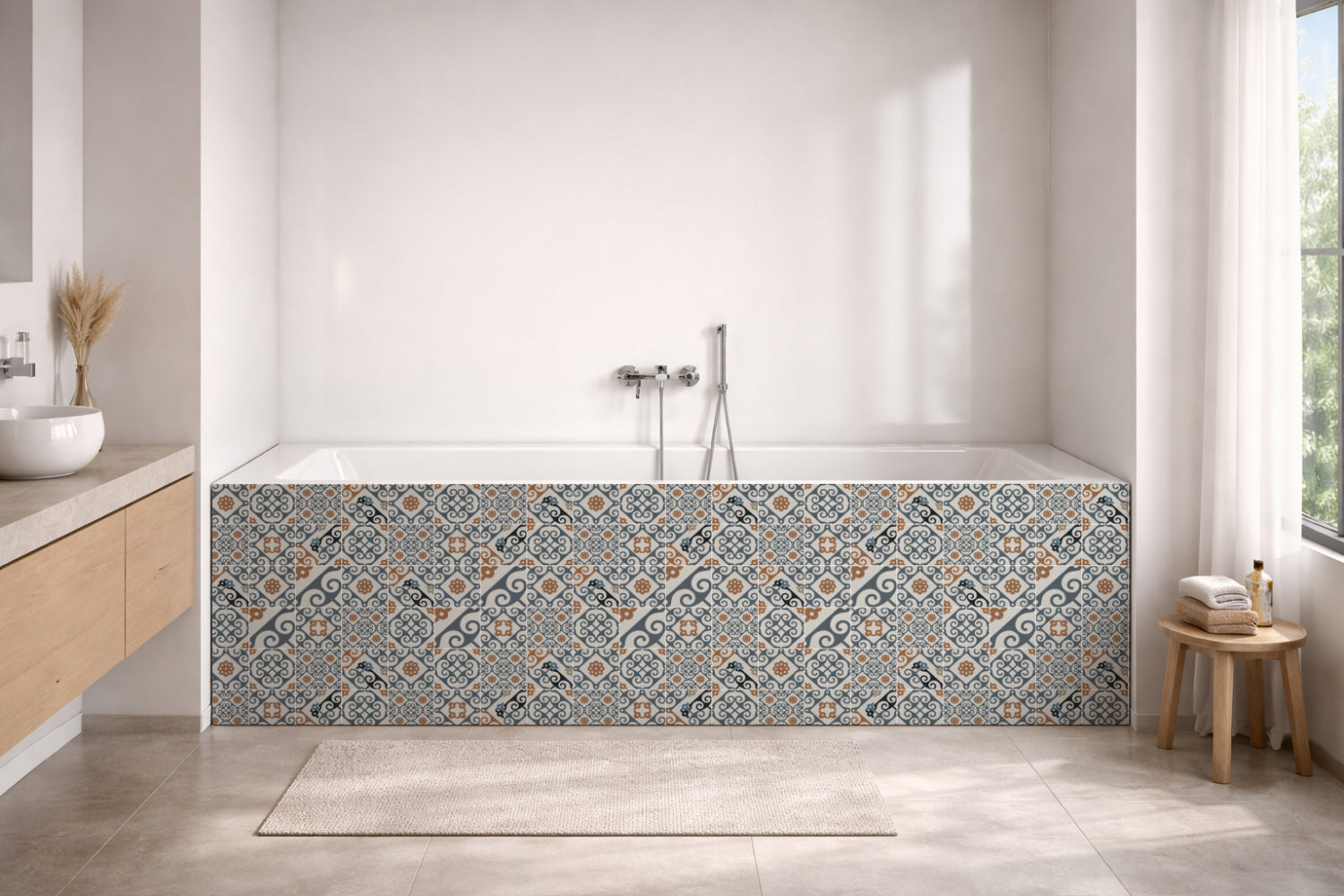 Badewannenverkleidung Patchwork
