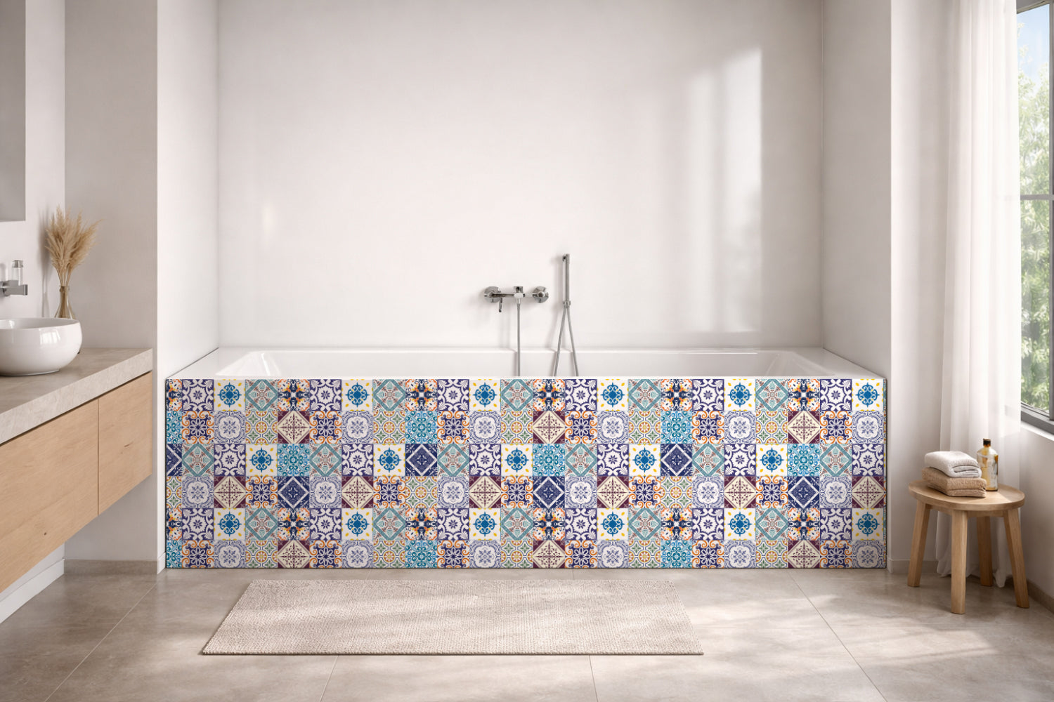 Badewannenverkleidung Patchwork