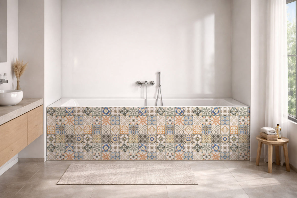 Badewannenverkleidung Patchwork