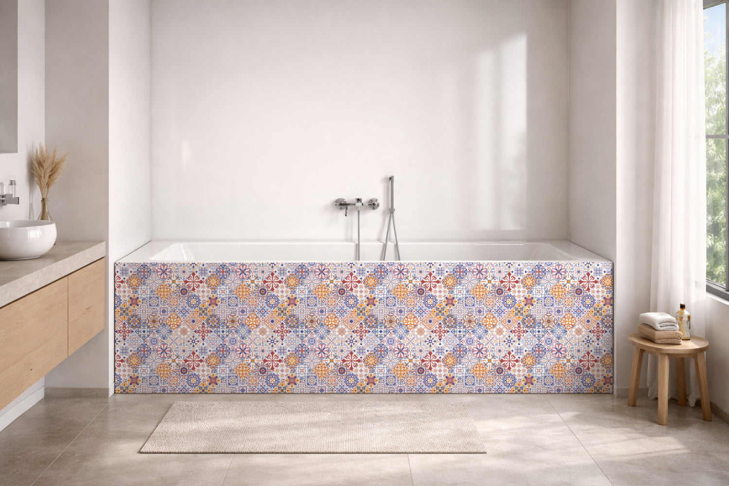 Badewannenverkleidung Patchwork