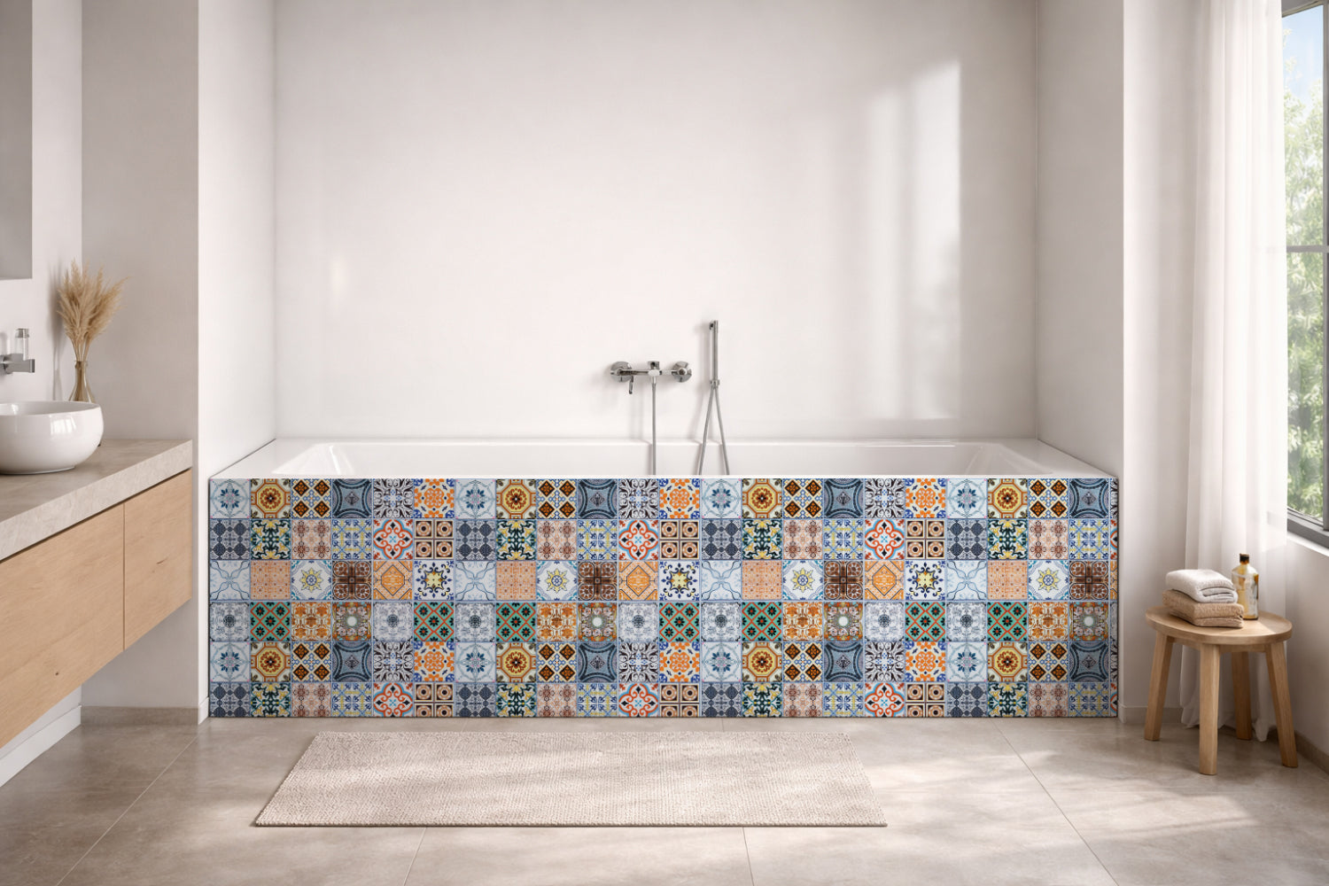 Badewannenverkleidung Patchwork