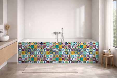 Badewannenverkleidung Patchwork