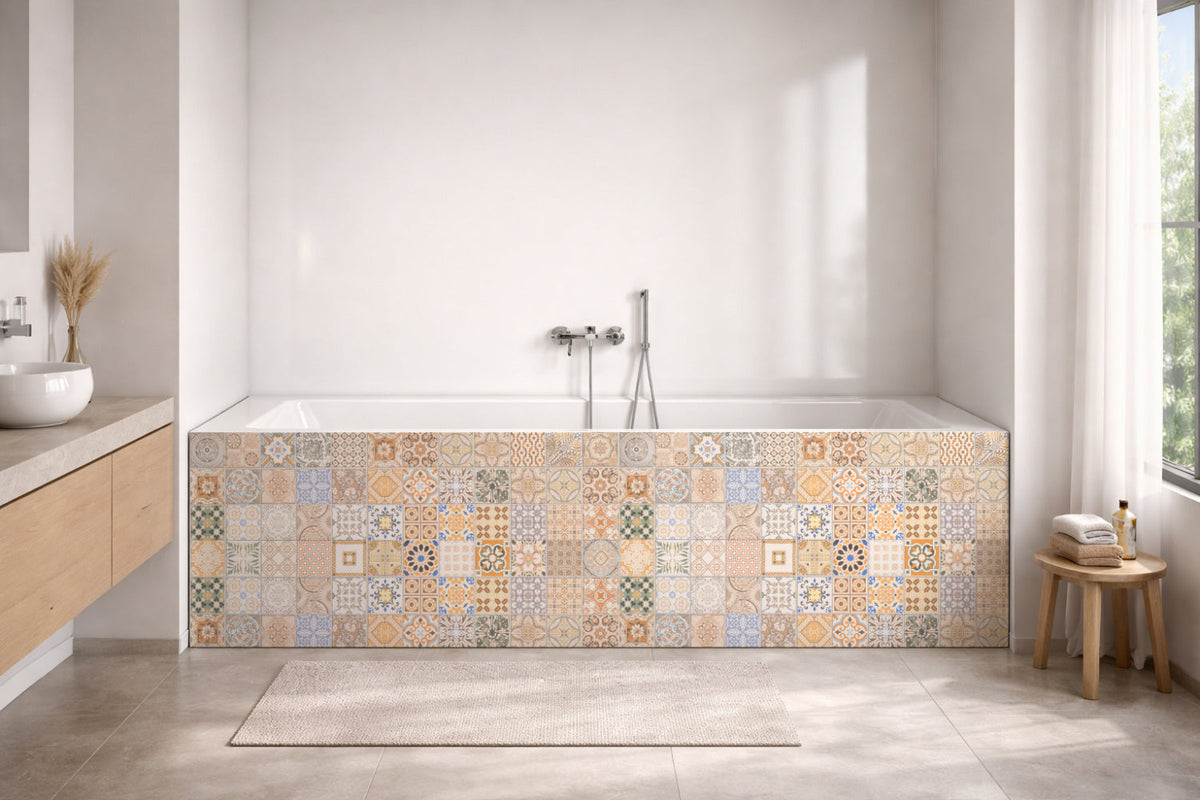 Badewannenverkleidung Patchwork