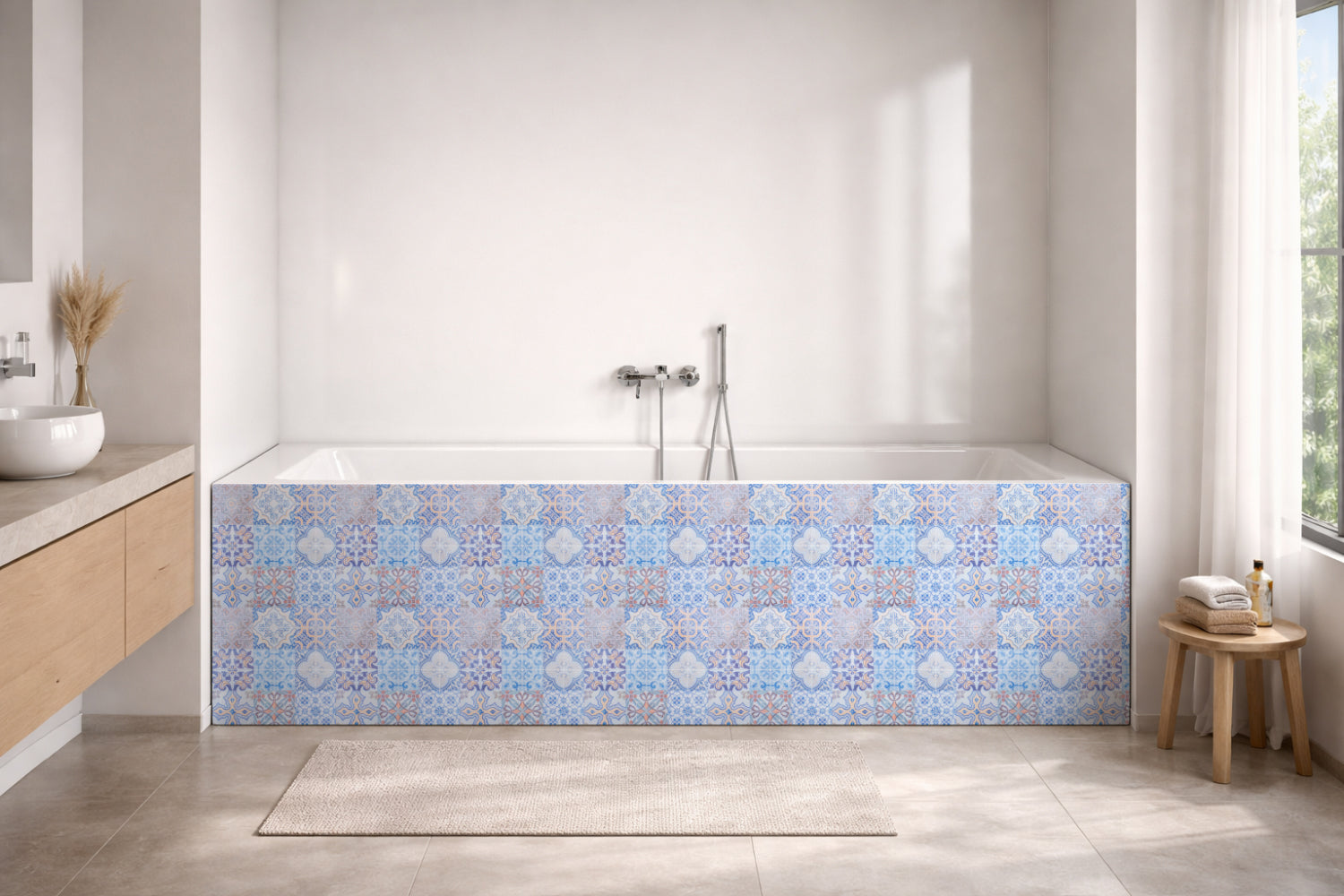 Badewannenverkleidung Patchwork