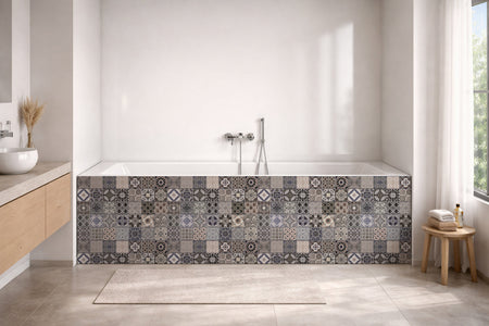 Badewannenverkleidung Patchwork