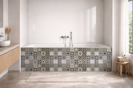 Badewannenverkleidung Patchwork