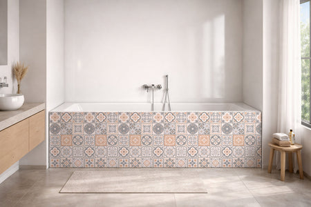 Badewannenverkleidung Patchwork