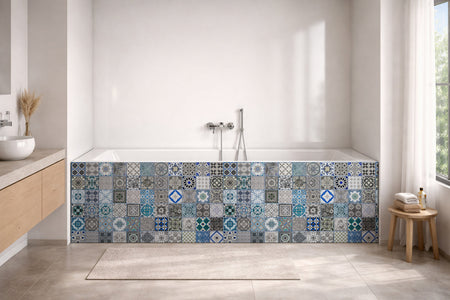 Badewannenverkleidung Patchwork