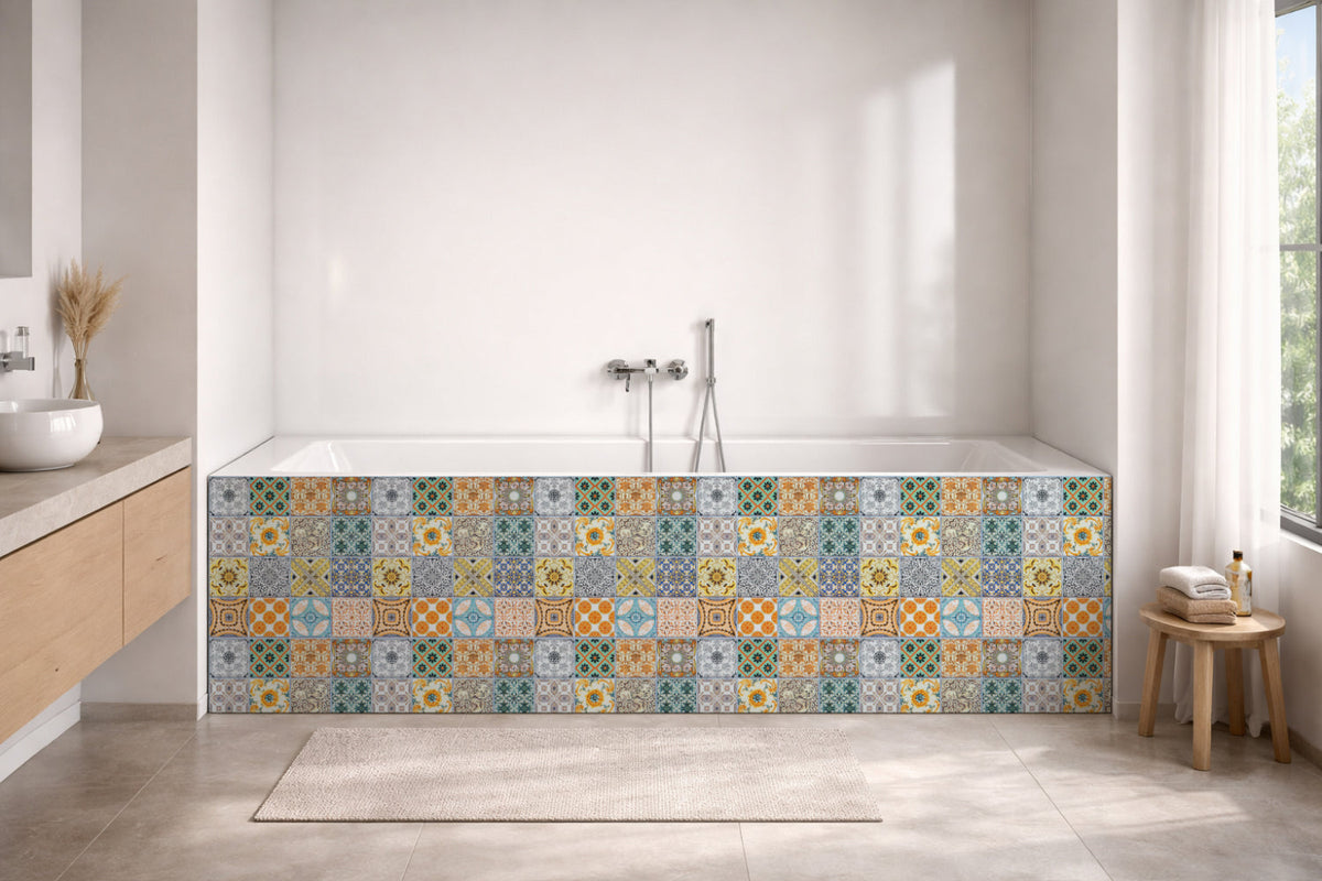 Badewannenverkleidung Patchwork