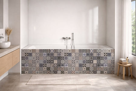 Badewannenverkleidung Patchwork
