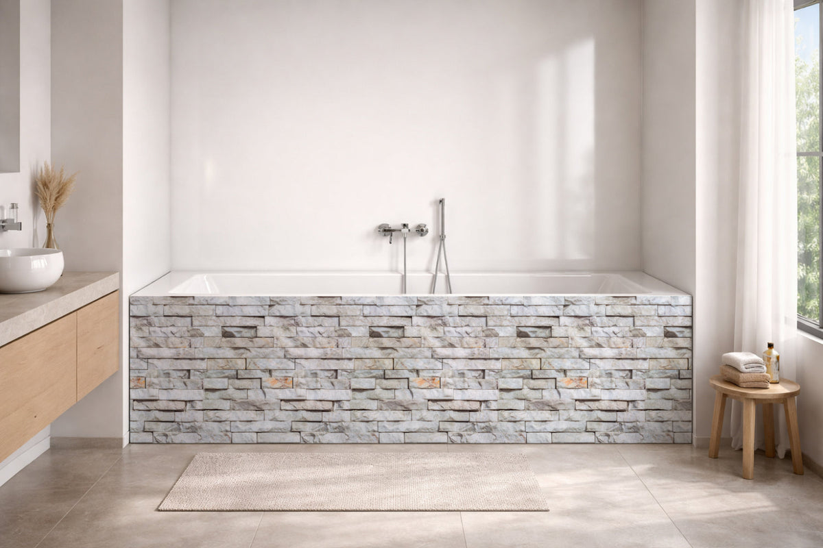 Badewannenverkleidung Steinoptik