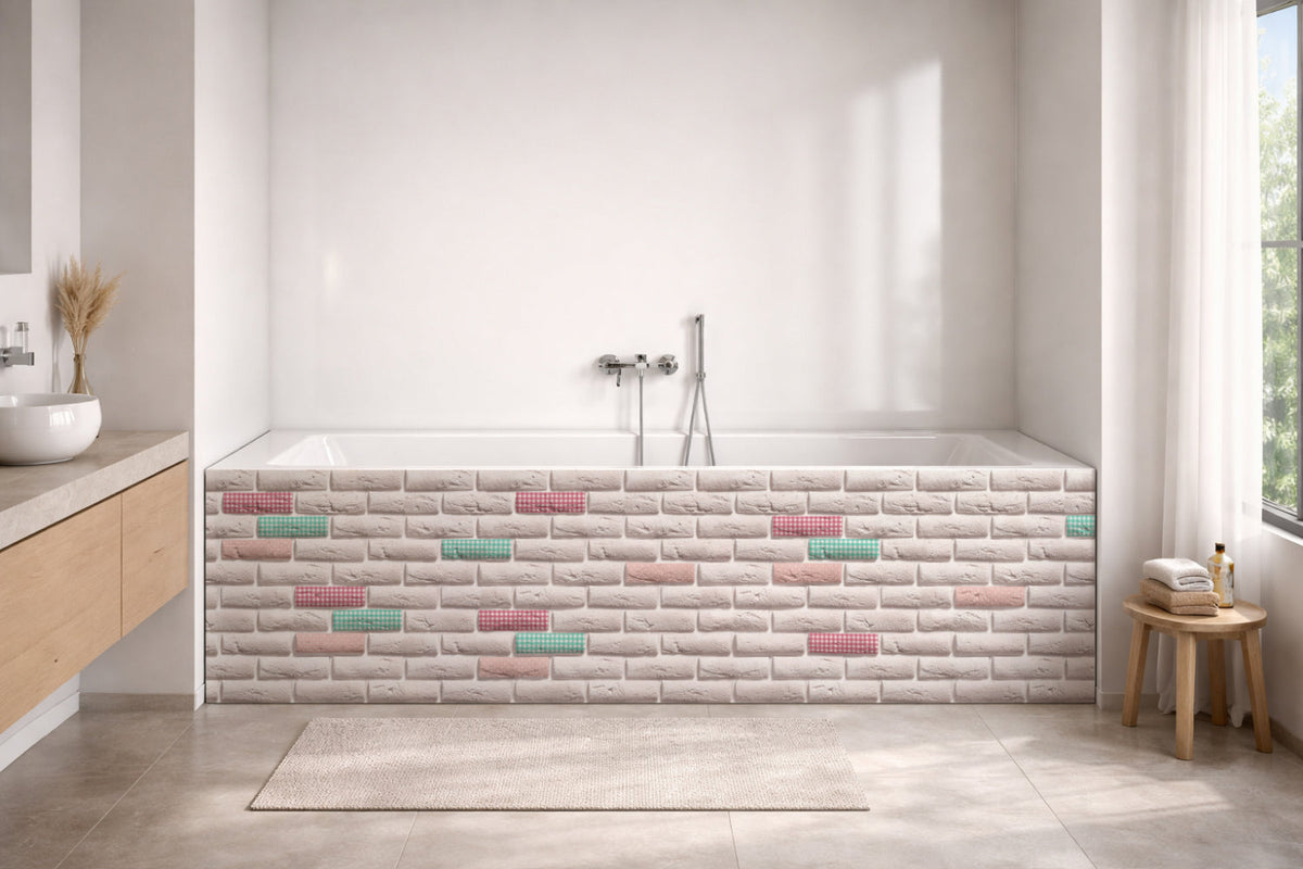 Badewannenverkleidung Steinoptik