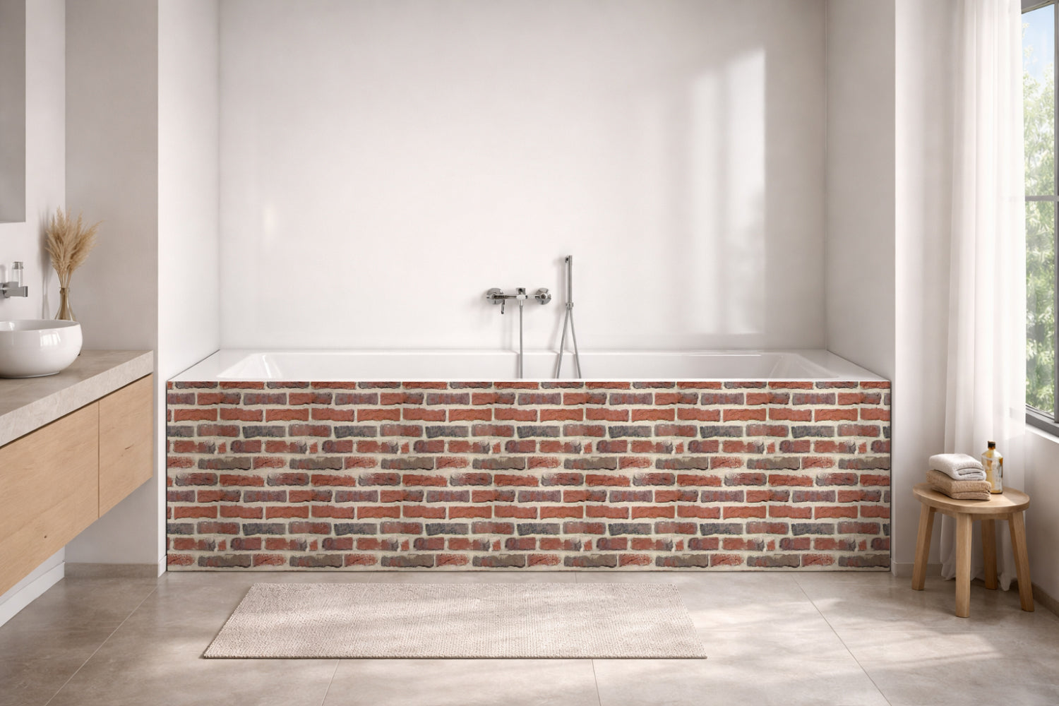 Badewannenverkleidung Steinoptik