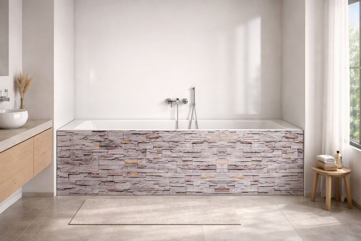 Badewannenverkleidung Steinoptik