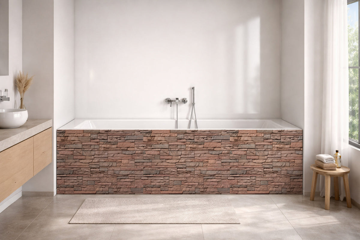 Badewannenverkleidung Steinoptik