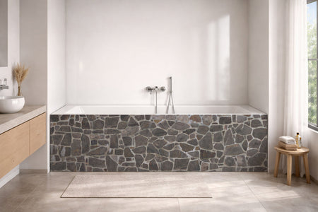 Badewannenverkleidung Steinoptik