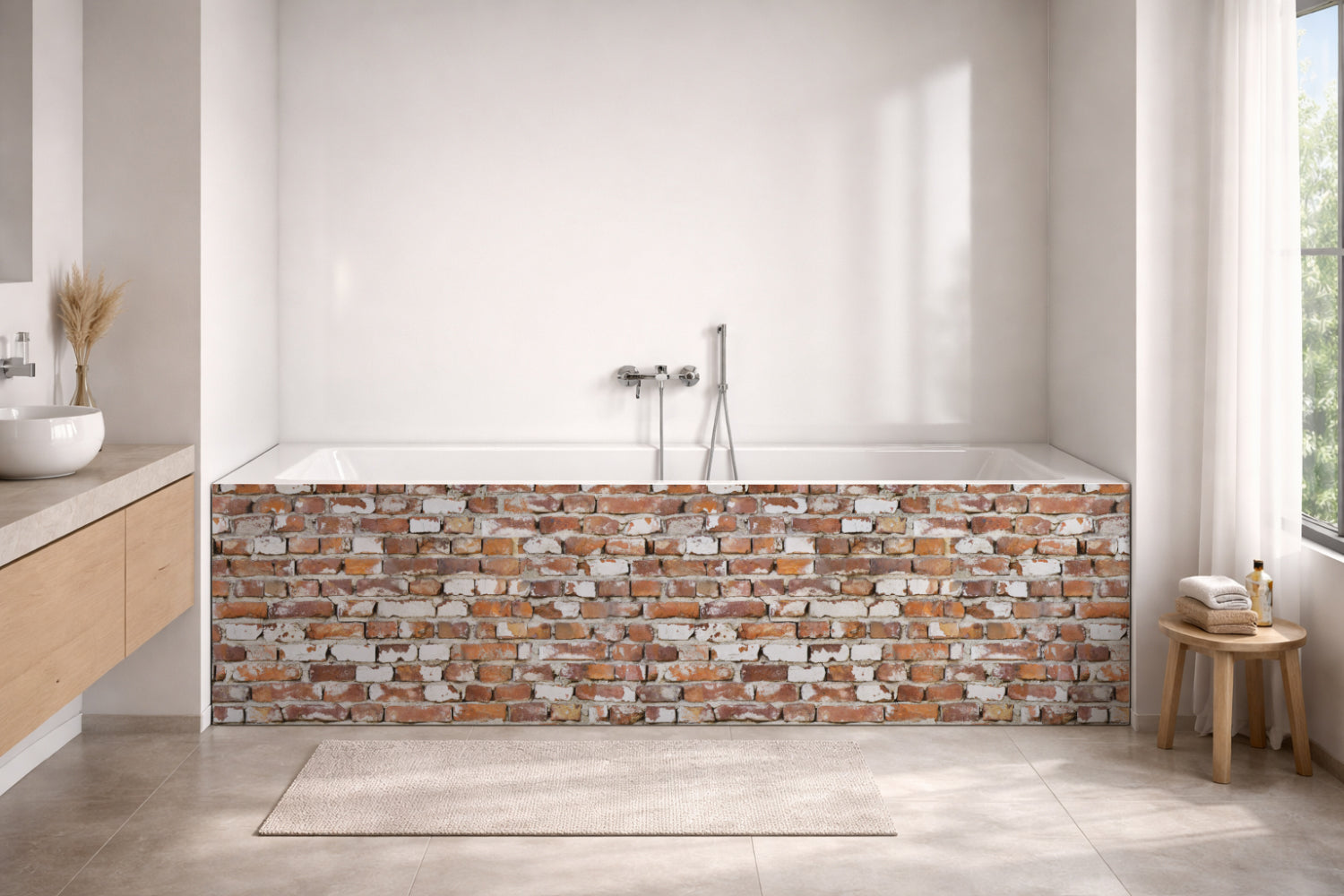 Badewannenverkleidung Steinoptik