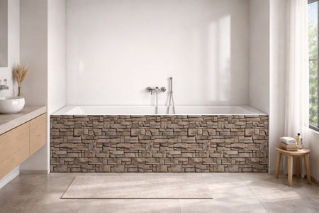 Badewannenverkleidung Steinoptik