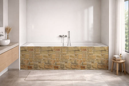 Badewannenverkleidung Steinoptik