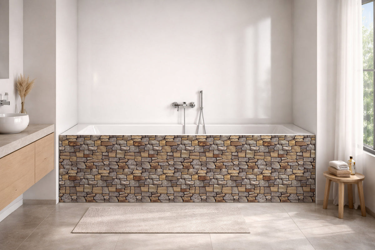 Badewannenverkleidung Steinoptik