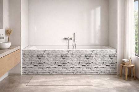 Badewannenverkleidung Steinoptik