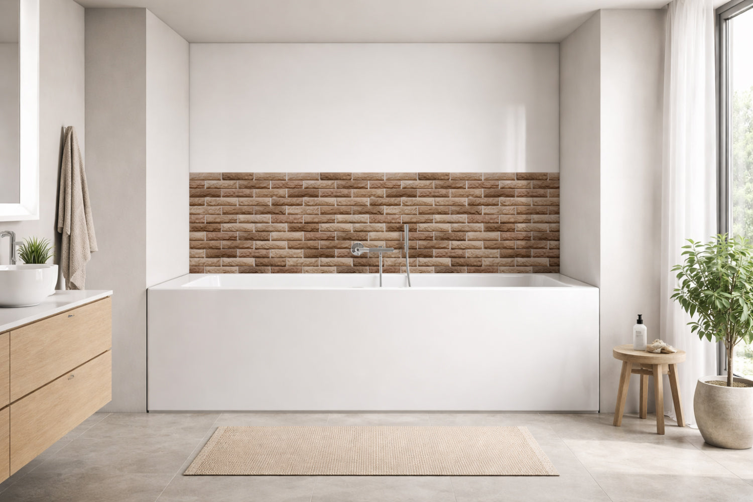 Badewannenverkleidung Steinoptik