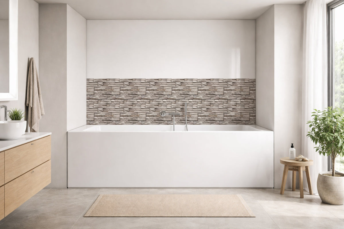 Badewannenverkleidung Steinoptik