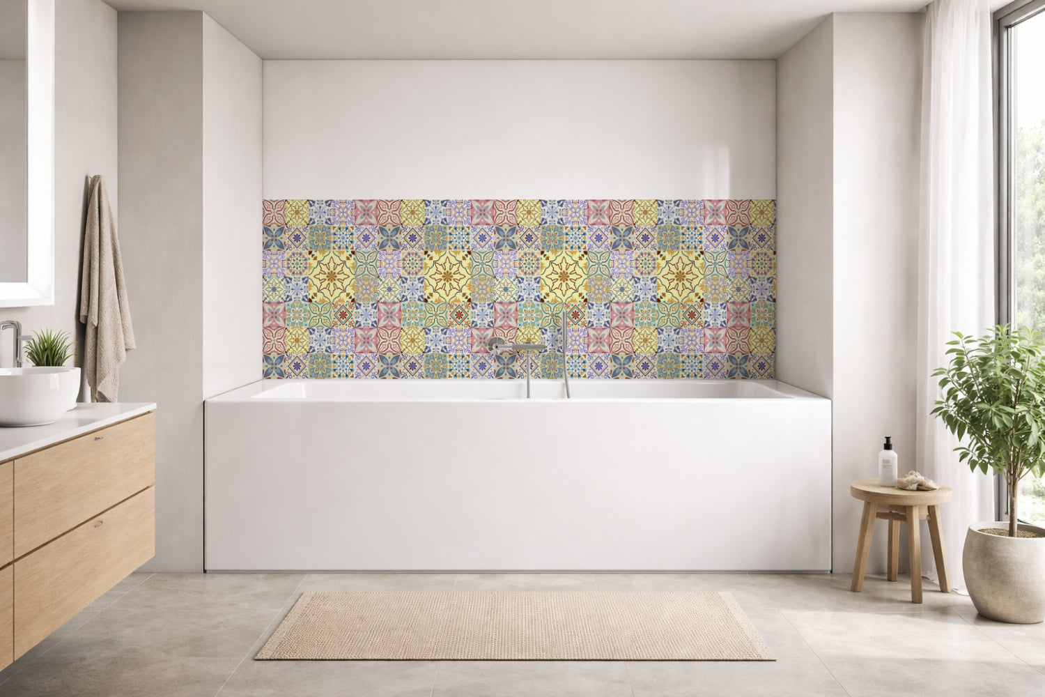Badewannenverkleidung Patchwork