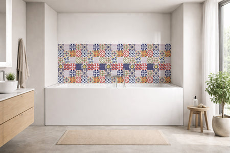 Badewannenverkleidung Patchwork