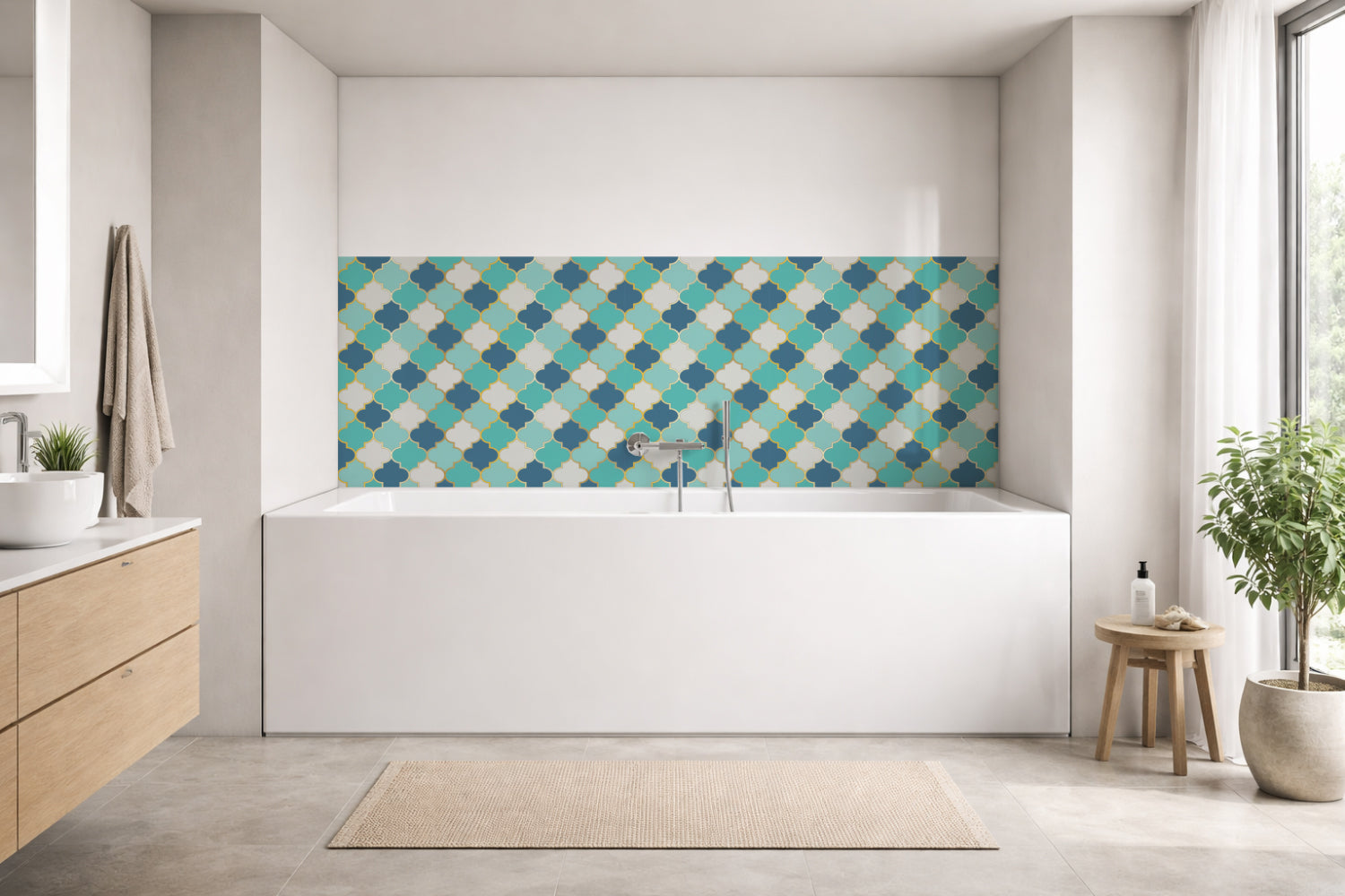 Badewannenverkleidung Patchwork