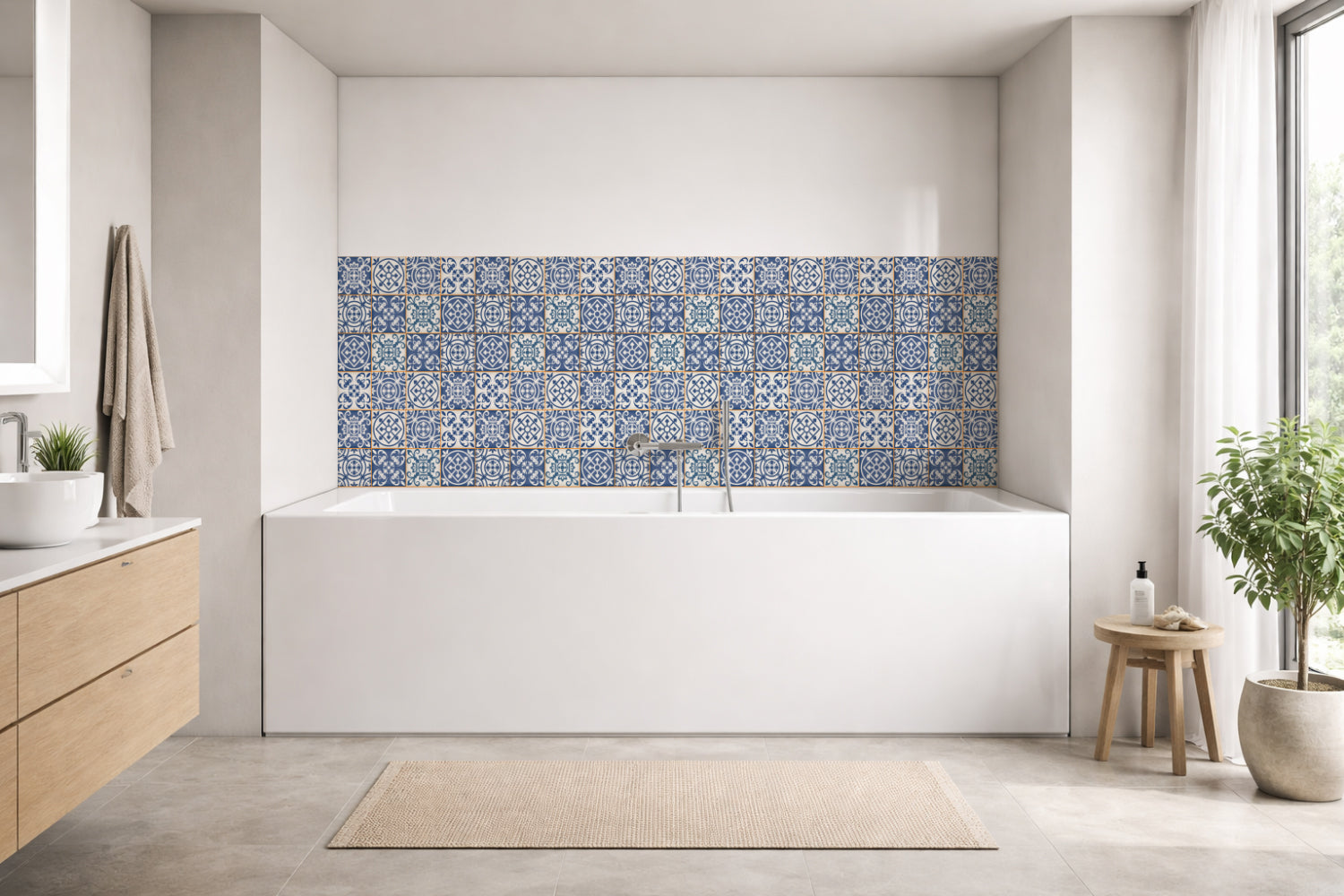 Badewannenverkleidung Patchwork