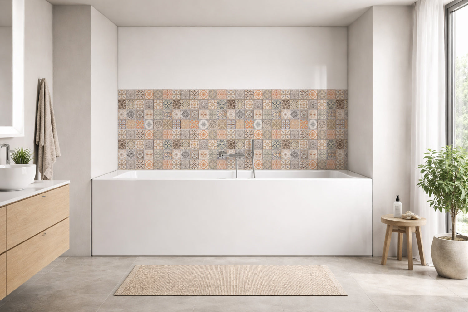 Badewannenverkleidung Patchwork