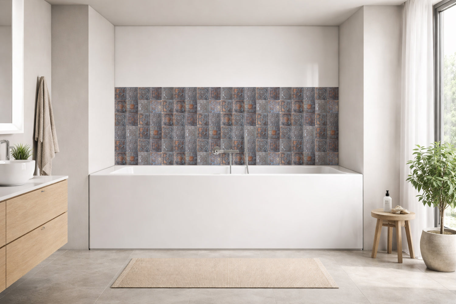 Badewannenverkleidung Patchwork
