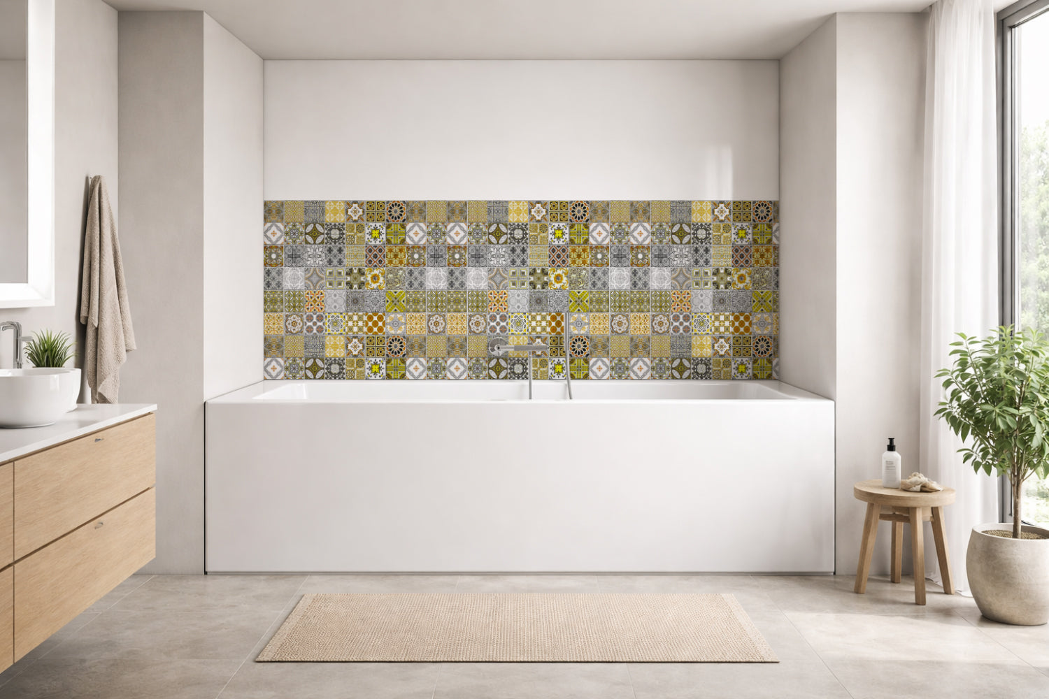 Badewannenverkleidung Patchwork