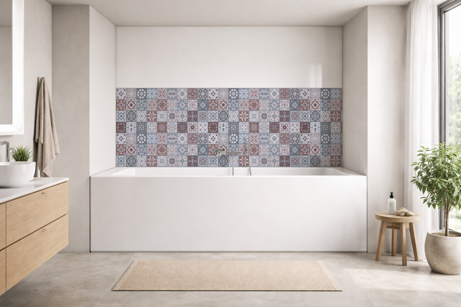 Badewannenverkleidung Patchwork