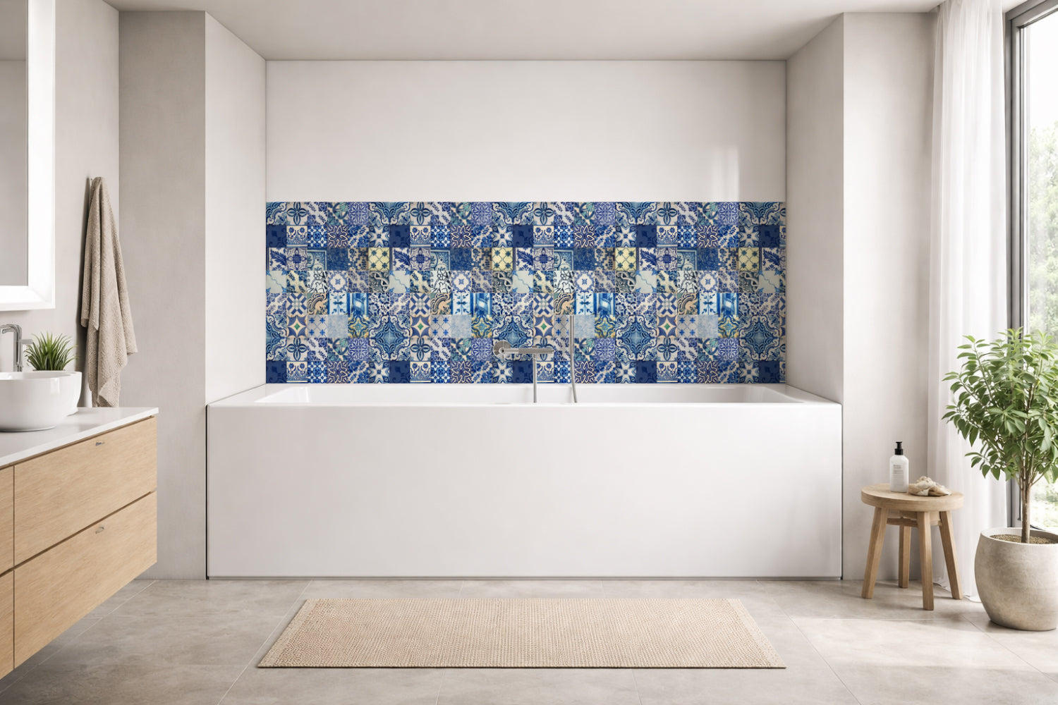 Badewannenverkleidung Patchwork