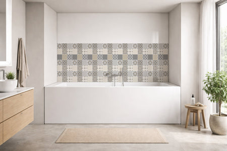 Badewannenverkleidung Patchwork