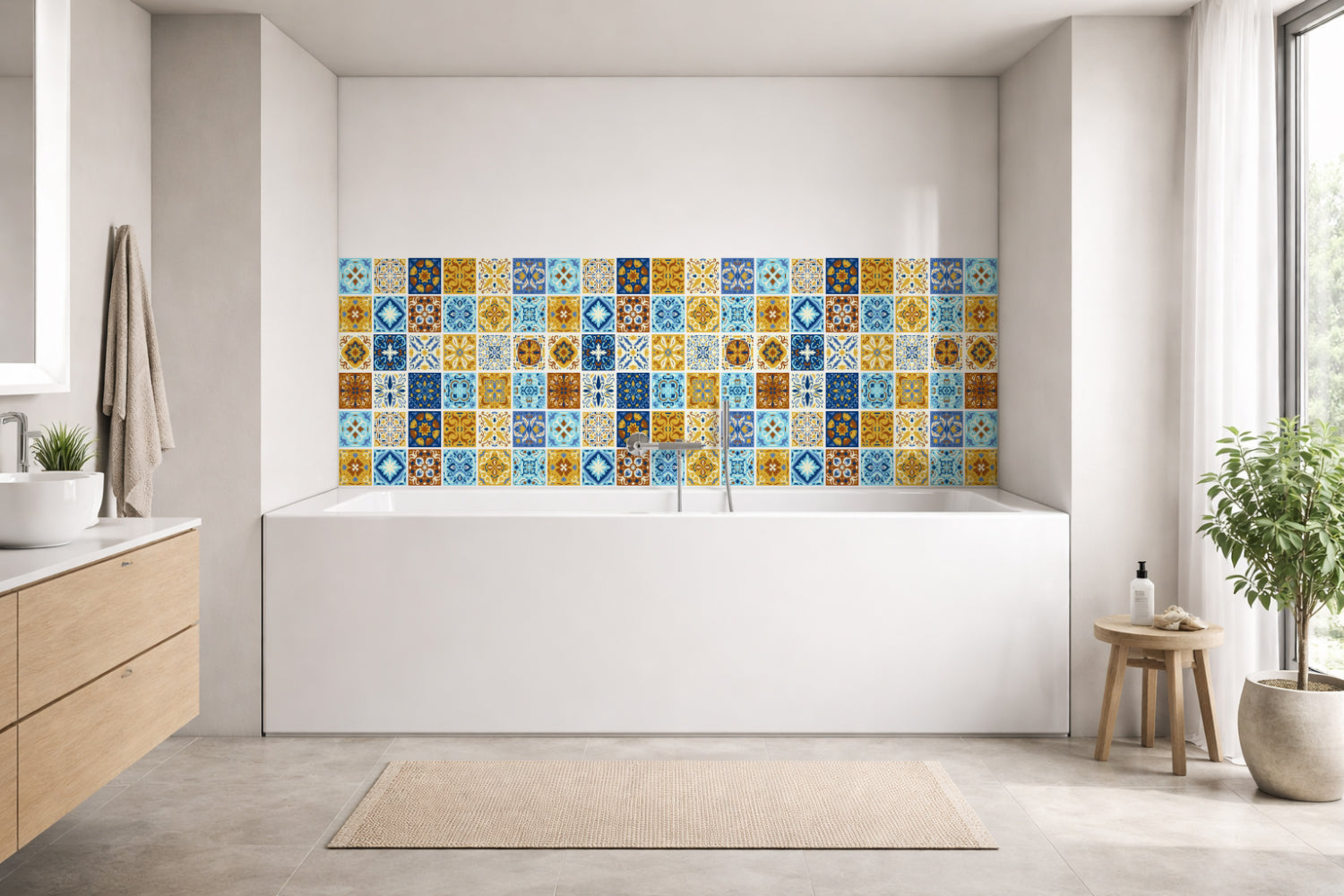 Badewannenverkleidung Patchwork