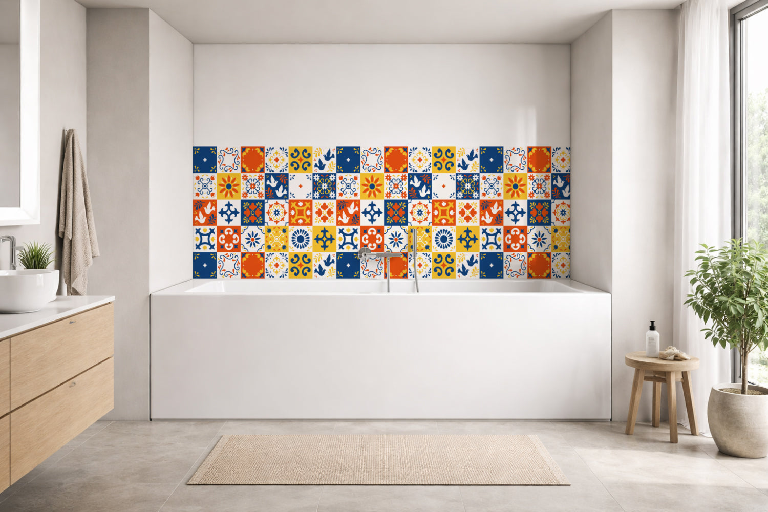 Badewannenverkleidung Patchwork
