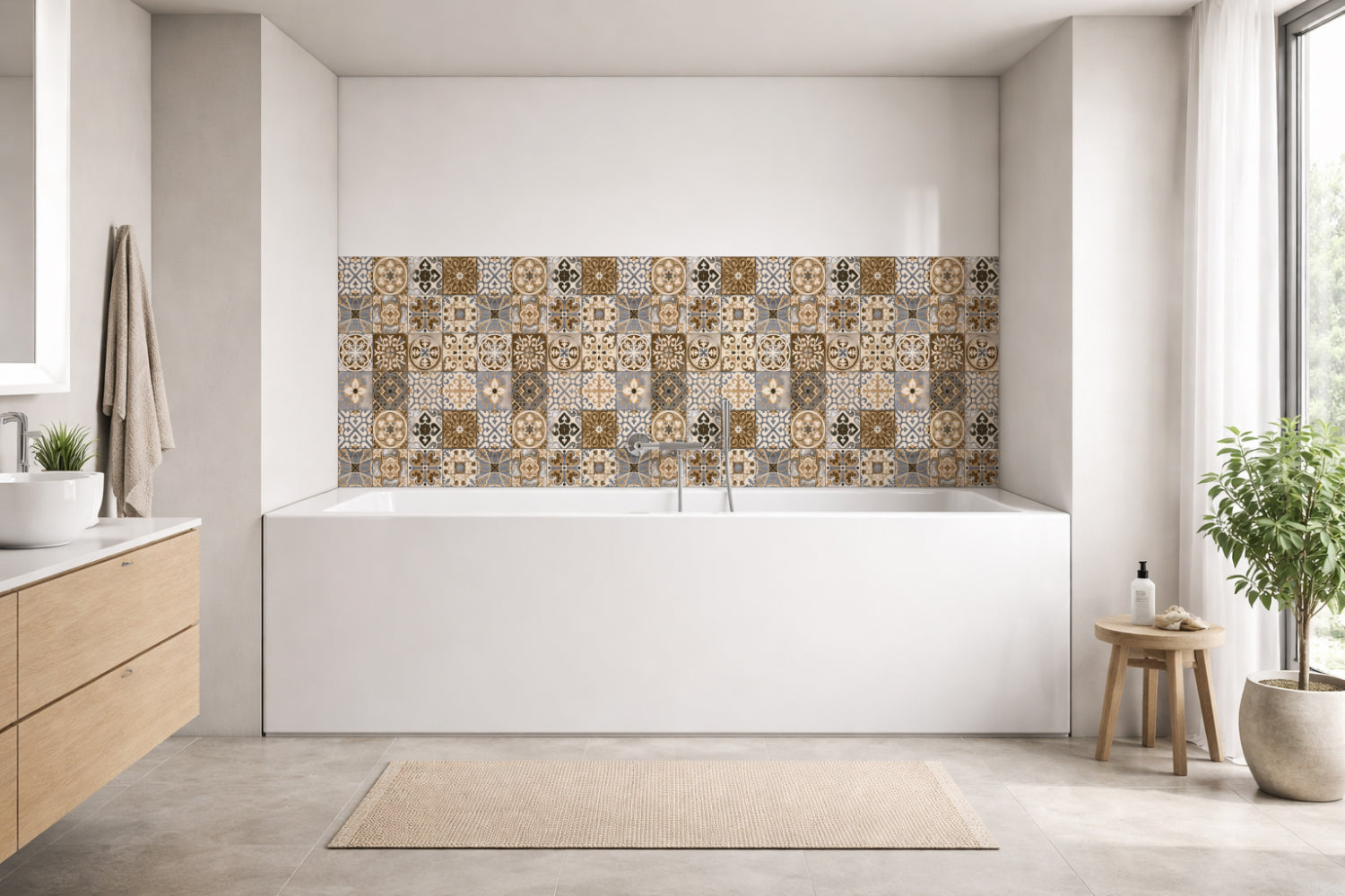 Badewannenverkleidung Patchwork