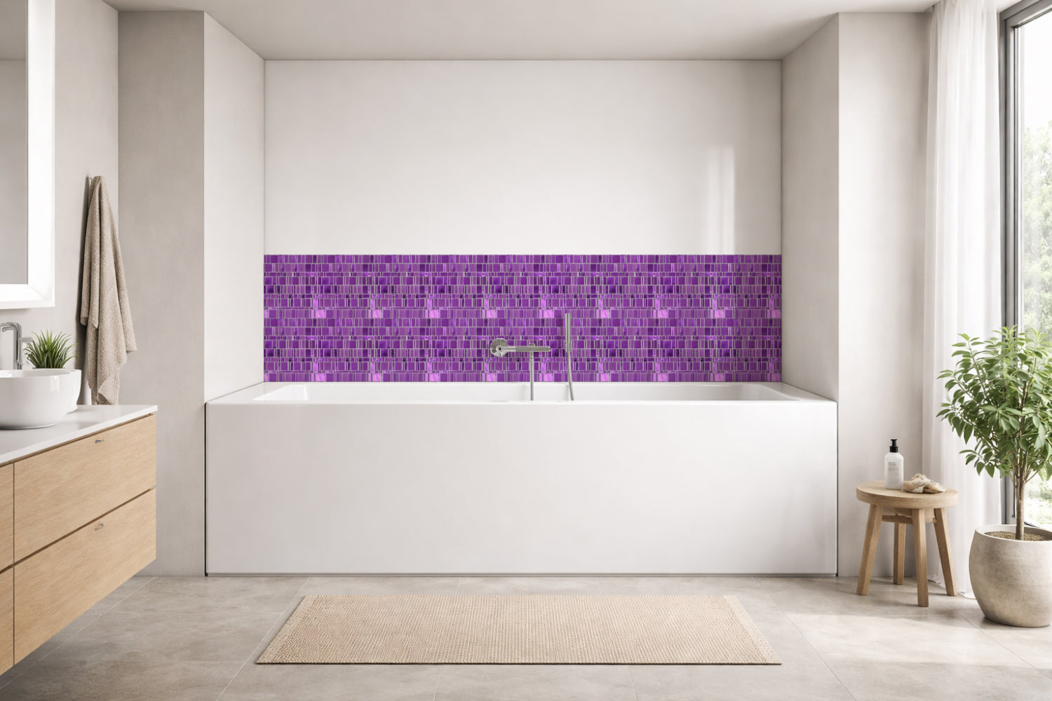 Badewannenverkleidung Fliesenoptik