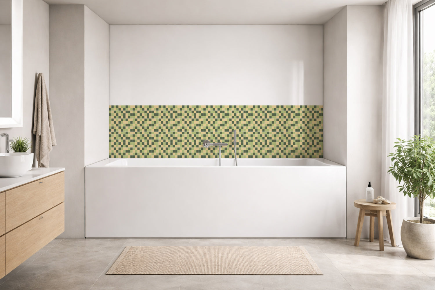 Badewannenverkleidung Fliesenoptik