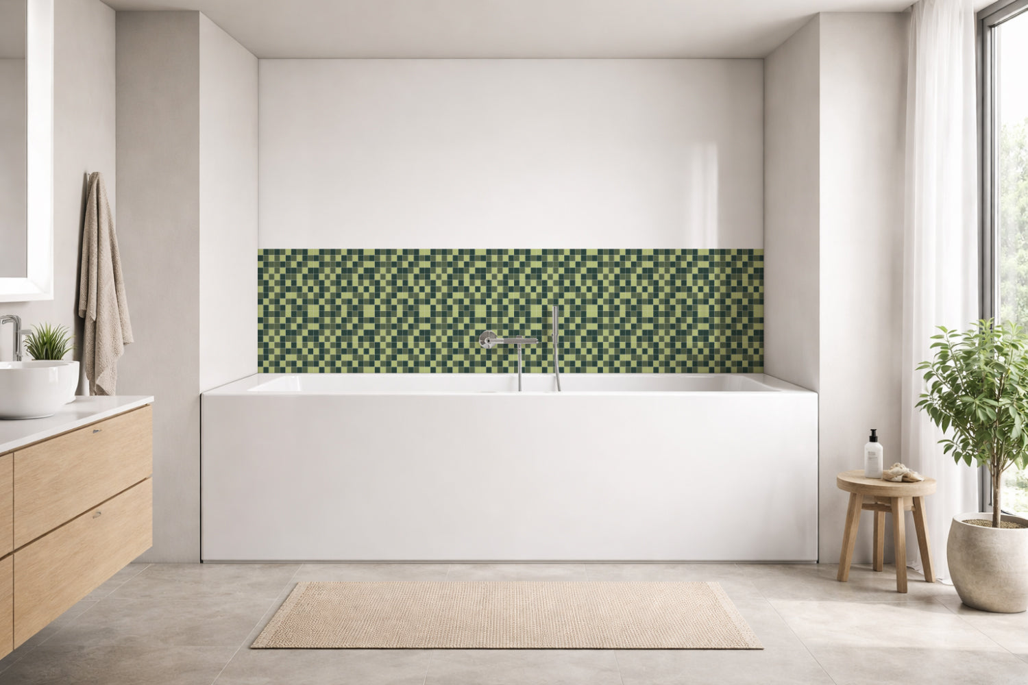 Badewannenverkleidung Fliesenoptik