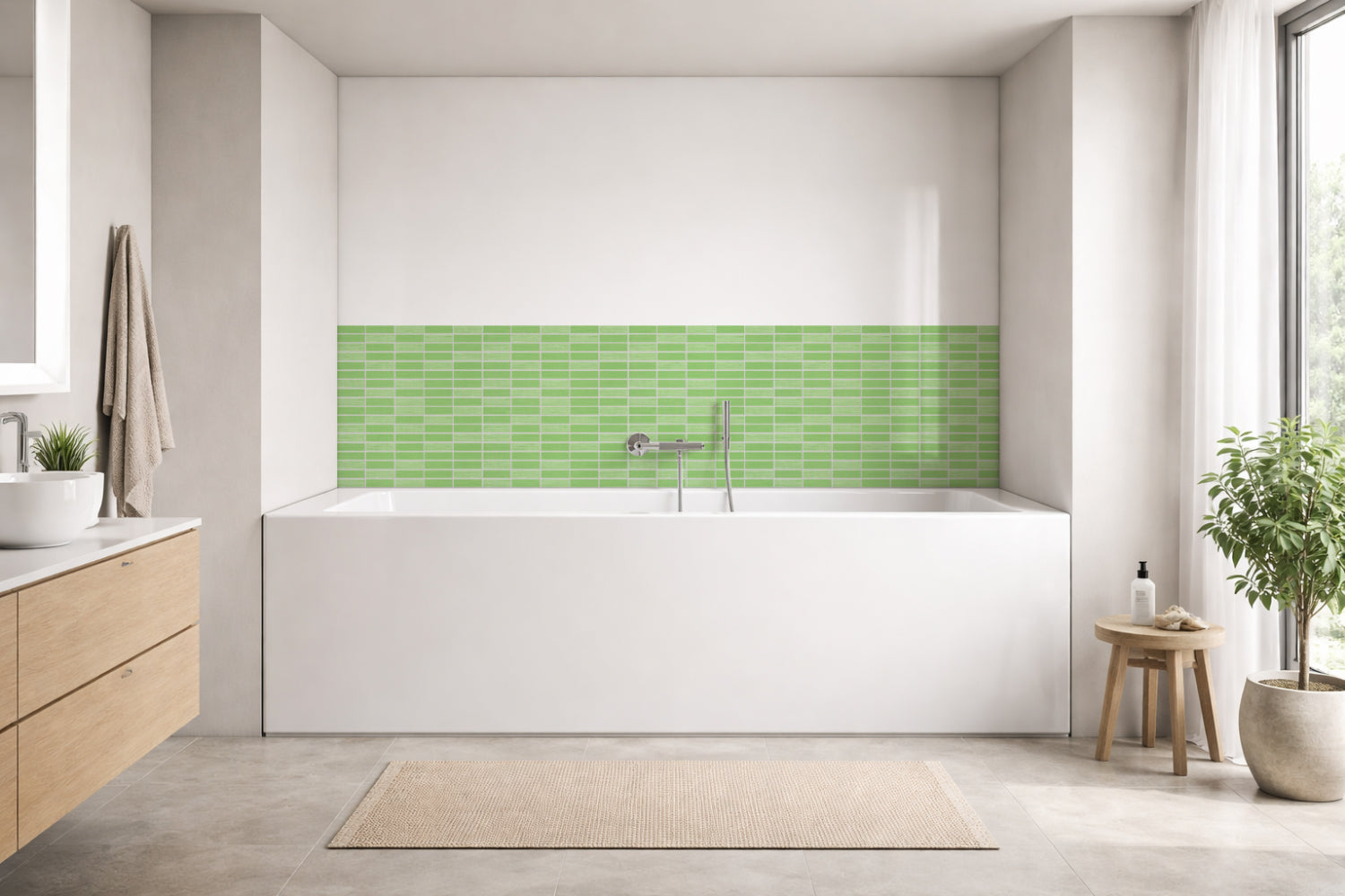 Badewannenverkleidung Fliesenoptik