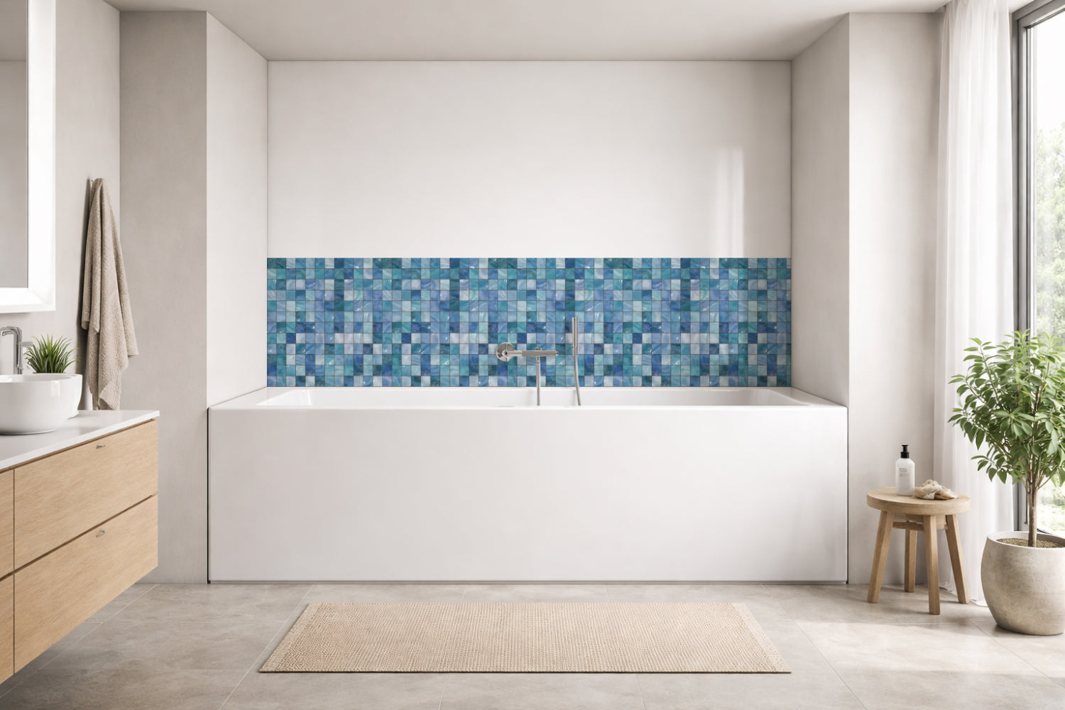 Badewannenverkleidung Fliesenoptik